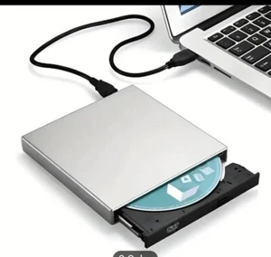EXTERNAL DVD OPTICAL DRIVE USB 3.0 CD/DVD PLAYER READER RECORDER FOR LAPTOP - Afbeelding 1 van 2