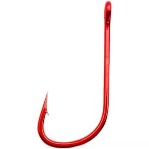 Wholesale 100-1000 Pcs Red Fishing Hooks Live Bait Hook Size 1#-10#