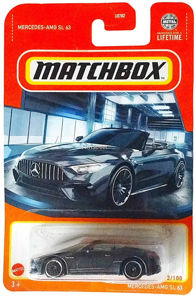 2024 Matchbox Showroom #72/100 - Mercedes Benz AMG SL 63 - long card - Image 1 of 1