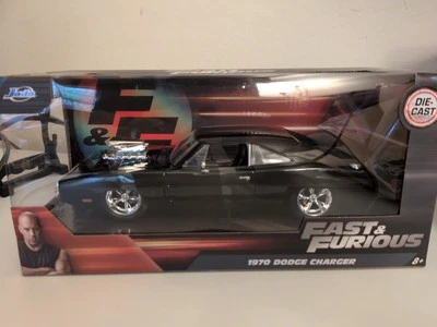 Jada Toys Fast and Furious Dom's 1970 Dodge Charger 1 24 Die-Cast - Image 1 of 2