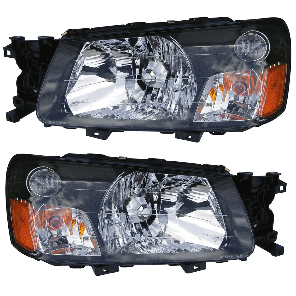 Juego de pares de faros delanteros para 03-04 Subaru Forester izquierda y derecha Foto 1 de 1