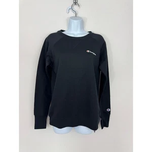 Champion Powerblend Classic Crewneck Sweatshirt Black Size Small NWT - Picture 1 of 7