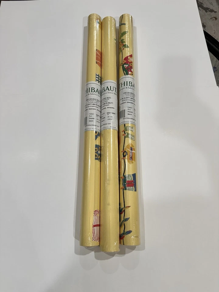 3 Thibaut 839-T-4842 Clothesline  Roll NEW - Image 1 of 4