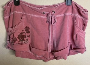 Stivaletti corti donna Hurley taglia XL rosso invecchiato con coulisse e tasche - Foto 1 di 7