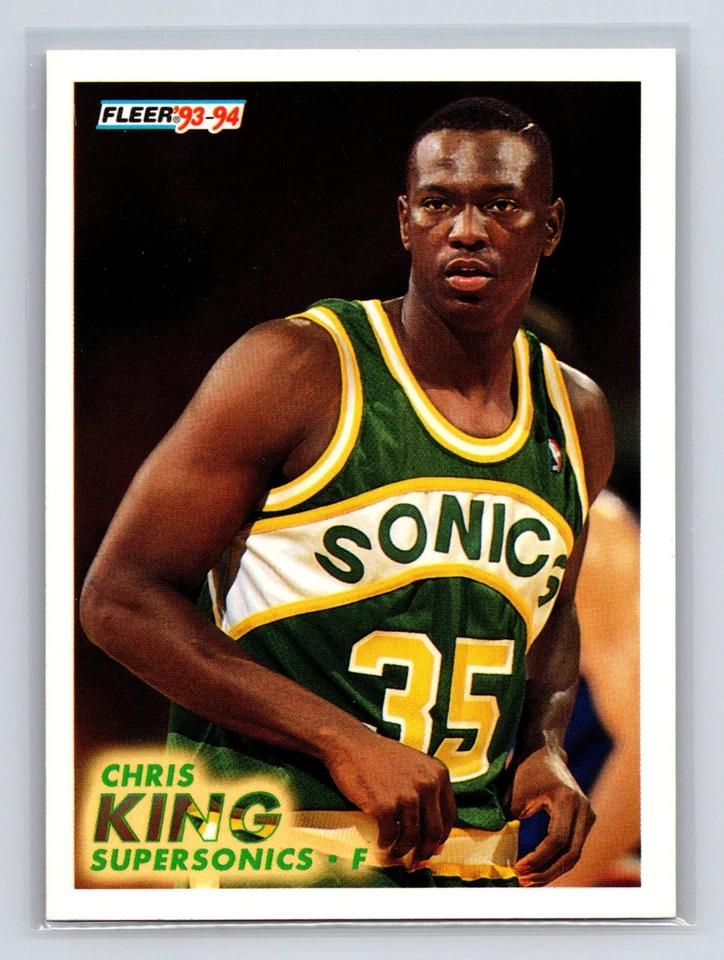 1993-94 Fleer - Chris King #383 (RC) - Image 1 of 2