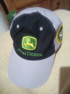 John Deere Hat Cap Mens Gray And Black, Strap Back. 50 Years. One Size - Picture 1 of 5