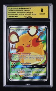 2019 Unbroken Bonds Dedenne GX Full Art #195a Yellow A Art Trainer Toolkit MBA 8 - Bild 1 von 2