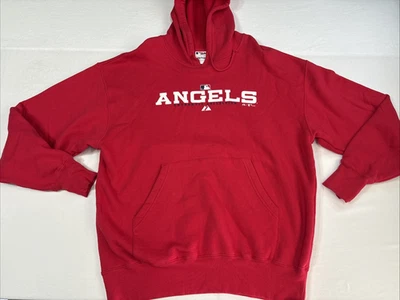 Authentic Majestic Los Angeles Angels Hoodie Xl Sweatshirt~Comfortable Fit.! - Image 1 of 4