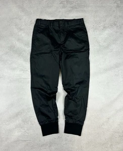 NEIL BARETT Slim Fit Low Rise Black Jogger Anzughose Hose Gr. 46 Zip Fly - Bild 1 von 13