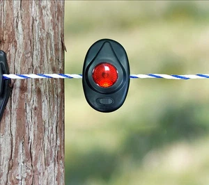 Monitor de voltaje de cerca alerta con luz intermitente para detección de bajo voltaje - Imagen 1 de 8