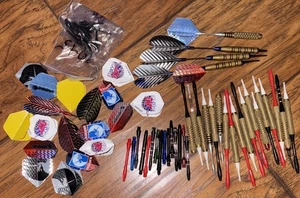 Großes Dart Lot Soft Tip Flights Messingkörper und Nylonspitzen neu/gebraucht siehe Bilder P5 - Bild 1 von 5