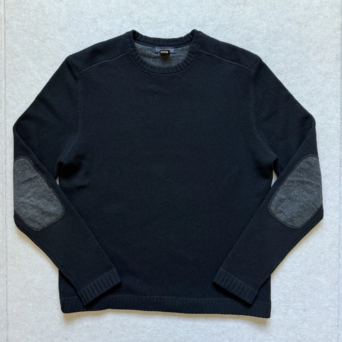 トップス wind and sea Leather Patch Knit Sweater WIND AND SEA