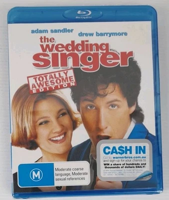 The Wedding Singer, Totally Awesome Edition Adam Sandler,  Blu-ray New Sealed - image 1 of 2