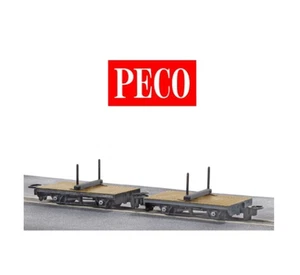 Vagones reforzados Peco GR-310 4 ruedas (paquete de 2) calibre OO-9 - Imagen 1 de 1