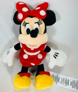 Disney Parks Minnie Mouse Peluche Rosso Pois Vestito Giallo Scarpe Autentiche - Foto 1 di 6