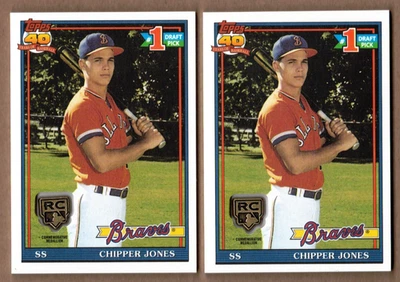 Tarjeta medallón 2020 - Topps - logotipo retrospectivo RC - Chipper Jones #RCR-CJ (2) Foto 1 de 2