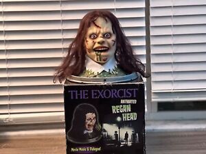 RARE Morbid Enterprises 2011 “The Exorcist” Animated Regan Head platter prop