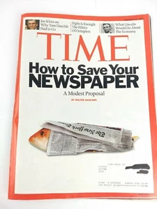 Time Feb 16, 2009 How to Save Your Newspaper - Picture 1 of 7
