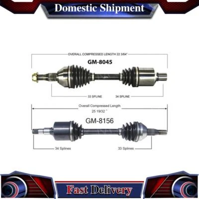 Junta de eje de transmisión TrakMotive CV delantero para Buick Riviera 1997 1998 1999 Foto 1 de 3