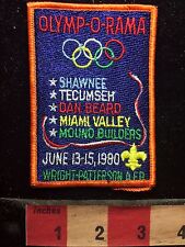 Vtg 1980 AS-IS KINDA ROUGH Wright Air Force Base OLYMPORAMA Boy Scout Patch 00YG
