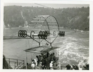 Aerocar Cable Car Over Niagara Falls River Vintage RPPC Real Photo Postcard 47 - Picture 1 of 1