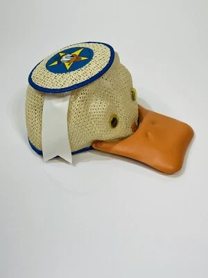 Nuevo De Colección Niños Pato Donald Walt Disney Co. Chirrido Malla Sombrero Años 70 Nuevo de Lote Antiguo con Etiqueta Foto 1 de 4