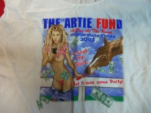 Golden Gate Fields Horse Racing Day At the Races Artie Fund Women cut off Shirt - Picture 1 of 3
