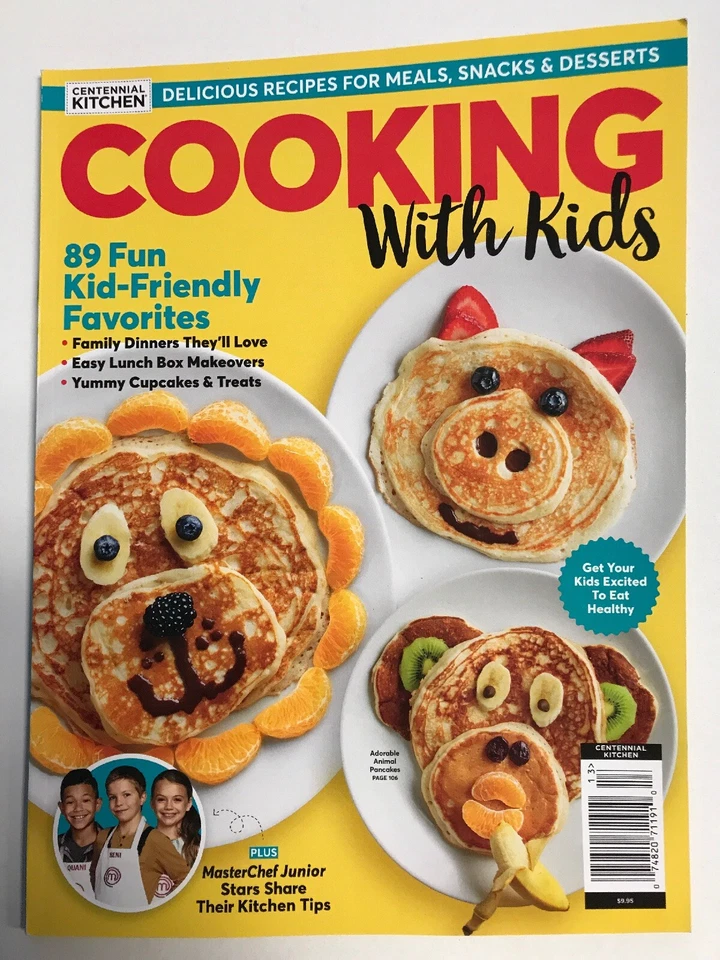 Cent. Kitchen COOKING WITH KIDS Kid-friendly Favorites meals fun FREE SHIPPING - Image 1 of 1