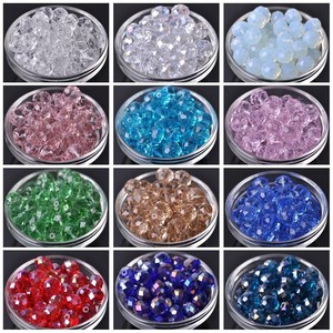 10pcs 14x10mm Rondelle Faceted Crystal Glass Loose Crafts Beads lot Wholesale