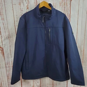Calvin Klein Jacket Mens XXL Navy Blue Water Resistant Breathable 4 Way Stretch - Picture 1 of 15