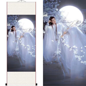 The Longest Promise Xiao Zhan Hanging Scroll Wall Poster Home Decor New