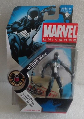 NEW 2008 HASBRO MARVEL UNIVERSE SPIDER-MAN BLACK COSTUME SERIES 1 018 - Image 1 of 2