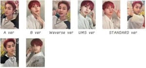 ENHYPEN JUNGWON SADAME OFFICIAL PHOTO CARD A B STANDARD SOLO UMS weverse - Picture 1 of 10