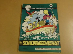 STRIP 1° DRUK ONGEKLEURD 1961 / JOMMEKE N° 9 - DE SCHILDPADDENSCHAT - Imagen 1 de 7