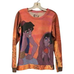 Disney Aladdin Girls Juniors Pull Over Light Sweatshirt size S - Picture 1 of 4