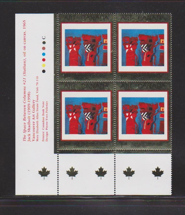 2001 Canada SC# 1916 LL - Masterpieces of Canadian Art-14 PB M-NH Lot # 3498c - Image 1 of 1