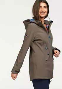 Abrigo corto mujer KangaROOS chaqueta softshell capucha transición "melado" marrón. ¡NUEVO!! - Imagen 1 de 6