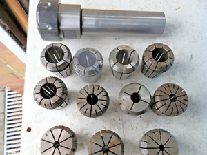 ER32 collet chuck no C32 ER32 100 with selection of collets - Picture 1 of 4