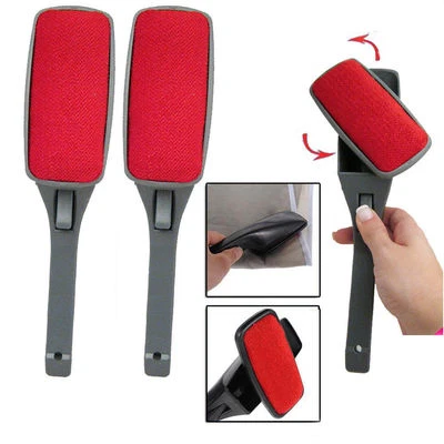 2  Pack Original  SWIVEL MAGIC Lint BRUSH Clothes Fabric Pet Hair Dust  Remover - Image 1 of 4