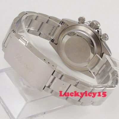 PARNIS Sólido 20mm 316L Acero Inoxidable Pulsera Reloj Correa apta para relojes 39mm Foto 1 de 3