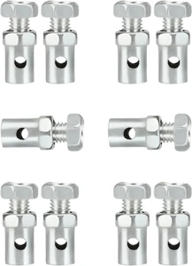 Yoxufa 10 piezas" Abrazaderas de cable acelerador de freno de embrague universal paradas de cable de 1/8 - Imagen 1 de 8