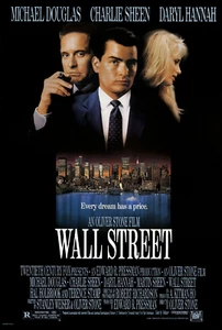 * Wall Street - Michael Douglas - Charlie Sheen - Daryl Hannah - Very Good DVD - Picture 1 of 1