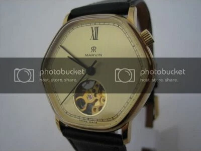 特别 NOS 全新 SEE TROUGH MARVIN 瑞士制造手表 60 — 第 1/4 张图片