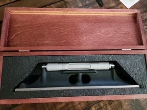 Livello macchinisti STARRETT 98Z-12, 12 pollici, custodia in legno e scatola originale scatola aperta, spedizione F - Foto 1 di 13