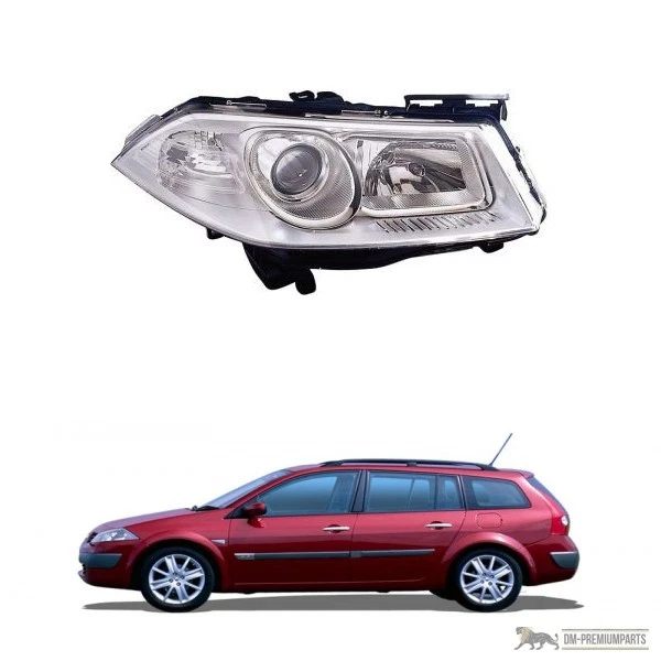 Hauptscheinwerfer rechts passt für Renault Megane II Coupé-Cabriolet 06-08 - Bild 1 von 1