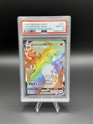 💥Charizard VMAX Secret Rare Holo #074/073 Champions Path PSA 10 Gem Mint💥 - Image 1 of 2