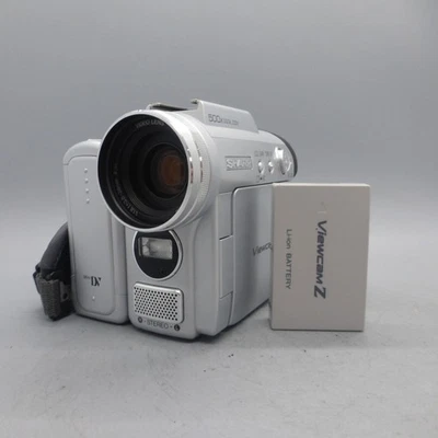 Sharp VL-Z8H Handheld MiniDV Camcorder Silver Tested - Image 1 of 4