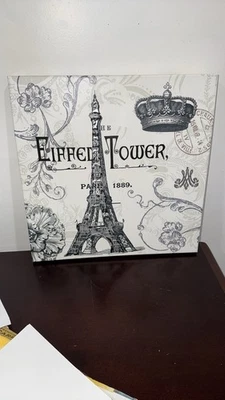 Impresión artística en lienzo de la Torre Eiffel Foto 1 de 2