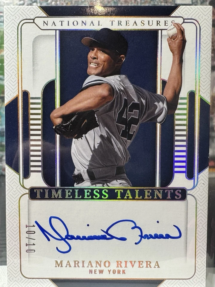Panini National Treasures 2025 - Timeless Talents Signatures Mariano Rivera/10🔥 Foto 1 de 4
