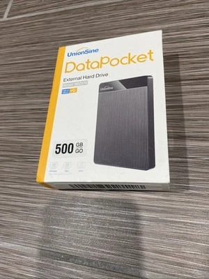UnionSine 500GB 2.5" Ultra Slim Portable External Hard Drive HDD-USB 3.0 for ... - Image 1 of 2